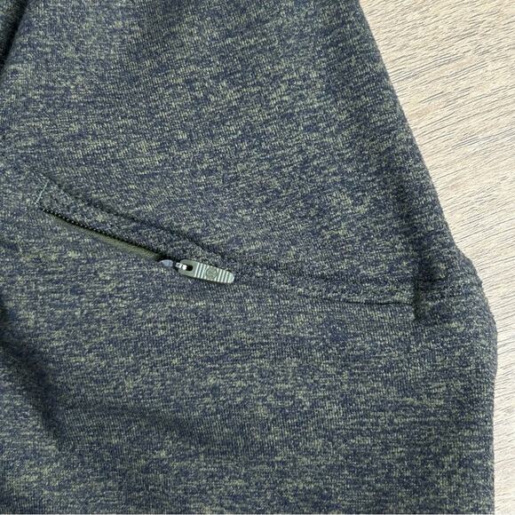 Lululemon Extra Mile 1/2 Zip Heathered Utilitarian/Black Size 8 - Picture 12 of 16